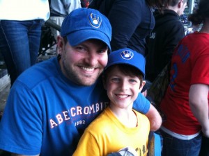 Our First Brewers Game Together