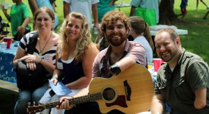 Lesleigh, Julie, Tony and Me (Photo by Keith Azzopardi)