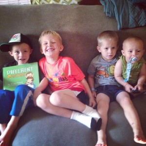 Ryder, Judah, Will and Teddy!