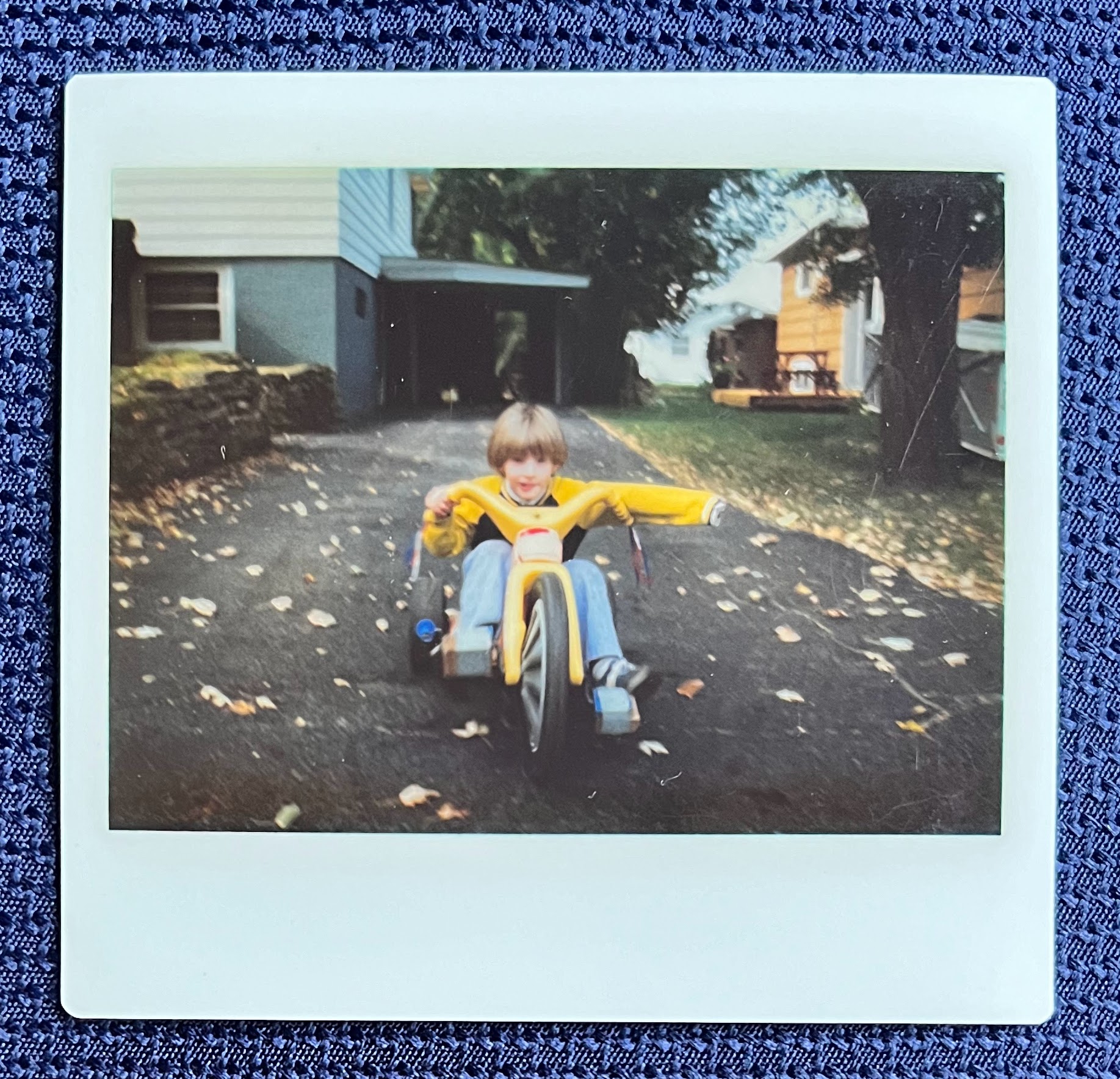 Ryan riding his Big Wheels